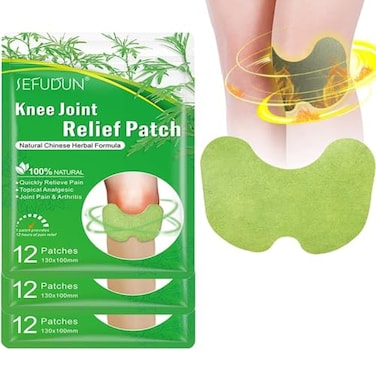 Kisinly Herbal Natural Knee Patches 36PCS Knee Relief Patches LongLasting of Muscle and Joint Patches 3