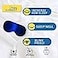 Jersey Slumber Silk Sleep Eye Mask for Men Women Comfortable Super Soft Eye Mask with Adjustable Strap 100 Pure Silk Blocks Light Blue 1 Count Pack of 1