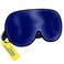 Jersey Slumber Silk Sleep Eye Mask for Men Women Comfortable Super Soft Eye Mask with Adjustable Strap 100 Pure Silk Blocks Light Blue 1 Count Pack of 1