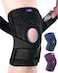 ABYON Knee Brace for Men and Women for Meniscus Tear ACL Arthritis Knee Support with Dual Side Stabilizers Crossed Compression Straps Maximum Support for Pain Relief and Fast Recovery Plus Size Please