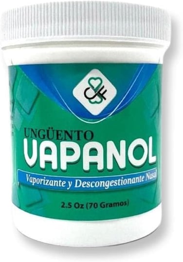 Generic Vapanol Topical Ointment 25 oz Aromatic Chest and Body Balm with Menthol Camphor and Eucalyptus Provides a Soothing and Refreshing Sensation