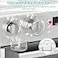 AOSITE Stove Knob Covers for Child Safety 5 Pack Upgraded Gas Stove Knob Covers with Strong Adhesive Double Design Childproof Oven Knob Covers for Kids and Pets Stove Guard Baby Proofing