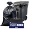 Plasticplace 65 Gallon Trash Bags 27 Mil Black Heavy Duty Garbage Can Liners 50 x 48 25 Count W65LDB225A