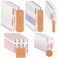 Lounsweer 720 Pcs Assorted Bandage Bulk Variety Pack Flexible Adhesive Breathable Bandage for Waterproof Fingertip Wound Care Face Arm Scrape Knee Multi Size First Aid Kit RefillClassicBrown