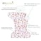 wegreeco Cloth Diapers 6 Pack with 6 Inserts 1 Wet Bag Washable Cloth Diapers for Babies One Size Adjustable Reusable Flower