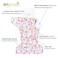 wegreeco Cloth Diapers 6 Pack with 6 Inserts 1 Wet Bag Washable Cloth Diapers for Babies One Size Adjustable Reusable Flower