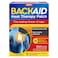 لاصقات العلاج الحراري Backaid، متوسطة الحرارة، تعمل بالهواء لتخفيف آلام الظهر والكتفين والرقبة، 8 قطع