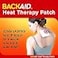 لاصقات العلاج الحراري Backaid، متوسطة الحرارة، تعمل بالهواء لتخفيف آلام الظهر والكتفين والرقبة، 8 قطع