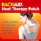لاصقات العلاج الحراري Backaid، متوسطة الحرارة، تعمل بالهواء لتخفيف آلام الظهر والكتفين والرقبة، 8 قطع