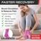 رباط كاحل SS SLEEVE Sleeve Stars للنساء والرجال، رباط للكاحل لعلاج التواء الكاحل، كم ضاغط لتخفيف التهاب اللفافة الأخمصية، دعم سهل التخصيص مع حزام قابل للإزالة، زوج M1012 وردي فاقع