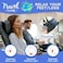 FEIMINI 2Pack Airplane Travel Footrest Hammock Perfect Airplane Foot Hammock to Relax Your Feet Travel Essentials Comfy Foot Hanger Plane Footrest for Long Trip