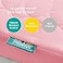 Biloban Mini Crib Mattress Protector Sheets Waterproof 2 Pack Quilted Pack and Play Mattress Pad Cover Fits for Baby Mini CribPlayenPack and Play Mattress Grey Pink 38x24