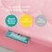 Biloban Mini Crib Mattress Protector Sheets Waterproof 2 Pack Quilted Pack and Play Mattress Pad Cover Fits for Baby Mini CribPlayenPack and Play Mattress Grey Pink 38x24