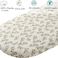 Fadacudan Muslin Bassinet Sheet Compatible with Baby Delight Beside Me Dreamer Bassinet 2 Pack Cotton Stylish Boho Fitted Bassinet Sheets Super Soft for Baby Roman Green Botanical Leaf