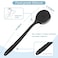 Manmihealth Silicone Back Scrubber for ShowerThick Bristles Body Scrubber with 15 Long Handle Light EasytoHold Shower Brush for Skin Exfoliating and Massaging Not Good in LatheringBlack
