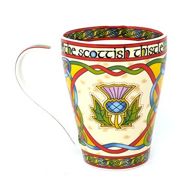 Royal Tara Scottish Thistle Celtic Print Mug