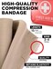 Mighty-X Premium Elastic Bandage Wrap 8pk 4x3 4x4 24 Extra Clips Strong Compression Bandage Wrap Wrist Ankle Foot Knee Wrap