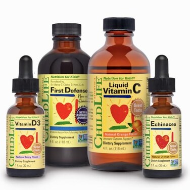 CHILDLIFE ESSENTIALS Immune Support 4Pack Bundle Liquid Vitamins for Kids