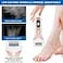 Geopu Electric Foot Callus Remover Rechargeable Portable Electronic Foot File Pedicure Kits Waterproof Foot Scrubber File Professional Pedicure Tools Foot Care for Dead Skin Ideal Gift 3 Rollers