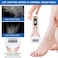 Geopu Electric Foot Callus Remover Rechargeable Portable Electronic Foot File Pedicure Kits Waterproof Foot Scrubber File Professional Pedicure Tools Foot Care for Dead Skin Ideal Gift 3 Rollers