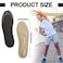 Janmercy 8 Pairs Arch Support Insoles for Men 5d Sponge Shoe Insoles Replacement Innersoles Cushioning Shoe Inserts Comfortable Comfort for Massaging711Gray Black Beige Blue