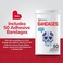 BioSwiss Bandages Skulls Shaped Self Adhesive Bandage Set Latex Free Sterile Wound Care 50 Count