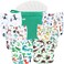 wegreeco Cloth Diapers 6 Pack with 6 Inserts 1 Wet Bag Washable Cloth Diapers for Babies One Size Adjustable Reusable Forest Animals