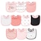 Hudson Baby Unisex Baby Cotton and Polyester Bibs Im So Fancy Unicorn One Size