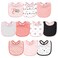 Hudson Baby Unisex Baby Cotton and Polyester Bibs Im So Fancy Unicorn One Size