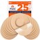 Fixic Freestyle Adhesive Patch 25 PCS Good for Libre 1 2 3 Plus Enlite Guardian NO Glue in The Center of The Patch PreCut Back Paper Long Fixation for Your Sensor Tan