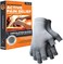 Incrediwear Fingerless Circulation Gloves Arthritis Gloves GreyMedium
