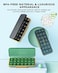Acedada Pill Organizer 3 Times A Day 7Day Pill Box 3 Times A Day Weekly Medicine Box Organizer 7 Detachable Portable Daily Pill Container Dispenser Case for Vitamins Fish Oils Supplements Green