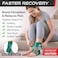 رباط كاحل SS SLEEVE Sleeve Stars للنساء والرجال، رباط ضاغط للكاحل لتخفيف آلام الالتواء والتهاب اللفافة الأخمصية، دعم سهل التخصيص مع حزام قابل للإزالة، رقم الموديل: SingleM1012، اللون: فيروزي