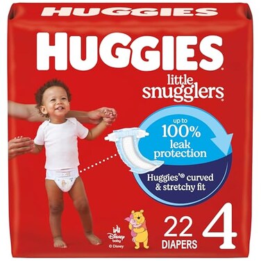 Huggies Size 4 Diapers Little Snugglers Baby Diapers Size 4 2237 lbs 22 Count Packaging May Vary