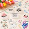 Weysat 7 pcs Small Diabetic Travel Supply Small Lancet Storage Containers Diabetes Travel Case Test Strips Storage Container Needle Disposal Mini Plastic Box for Diabetic Supplies
