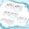 Weysat 7 pcs Small Diabetic Travel Supply Small Lancet Storage Containers Diabetes Travel Case Test Strips Storage Container Needle Disposal Mini Plastic Box for Diabetic Supplies