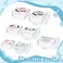 Weysat 7 pcs Small Diabetic Travel Supply Small Lancet Storage Containers Diabetes Travel Case Test Strips Storage Container Needle Disposal Mini Plastic Box for Diabetic Supplies
