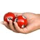 JapanBargain Set of 2 Chinese Baoding Balls Hand Exercise Therapy Balls Stress Reliefe Balls Red