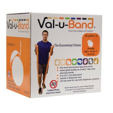 Val-u-Band ValUBand 106122 Latex Free Exercise Band Orange