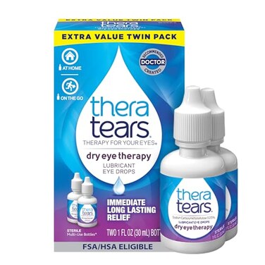 قطرات ثيراتيرز المرطبة لعلاج جفاف العين، عبوة مزدوجة سعة 30 مل (عبوتان × 30 مل)