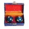 Opexicos 2Pcs Chinese Health Exercise Stress Baoding Balls Relaxation Therapy YIN YANG Blue