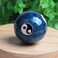 Opexicos 2Pcs Chinese Health Exercise Stress Baoding Balls Relaxation Therapy YIN YANG Blue