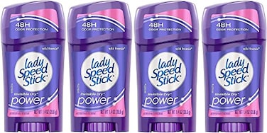 Lady Speed Stick 48HR Antiperspirant Deodorant Gel Fresh Fusion 230 oz Pack of 4