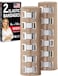 Mighty-X Premium Elastic Bandage Wrap 2pk 18 Extra Clips 6 in x 15ft Wide Compression Bandage Wrap Waist Thigh Knee Lymphedema Body Wrap