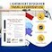MFASCO Disposable PPE Kit with Apron Visor Complete Protection Mask Visor Apron Gloves Shoe Covers USA Assembled Vomit Blood Urine Feces Protection