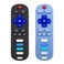ERSIHUA 2Pack Silicone Baby Teething Toys TV Remote Teethers for 61218 Months Infant Fire Remote Shape Toddlers Silicone Teethers for Boys and Girls Sensory ToyBlackBlue