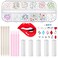 Sosation 377 Pieces Tooth Gem Kit for Women DIY Fashionable Tooth Jewelry Kit Artificial Crystal Reflective Teeth Gems Starter Set Gift for Christmas Teeth Party Decorations Bright Style