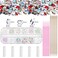 Sosation 377 Pieces Tooth Gem Kit for Women DIY Fashionable Tooth Jewelry Kit Artificial Crystal Reflective Teeth Gems Starter Set Gift for Christmas Teeth Party Decorations Bright Style