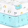 BROLEX Pack n Play Sheets 2 Pack Mini Crib SheetsStretchy Portable Fitted Playard Sheet Set Convertible Playard Mattress CoverUltra Soft Breathable MaterialArrow Owl