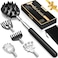 HEYAXA Telescoping Back Scratcher with 5 Detachable HeadsDad Gifts for Men and Women Practical Gifts for Father Dad Adults with Gift Box